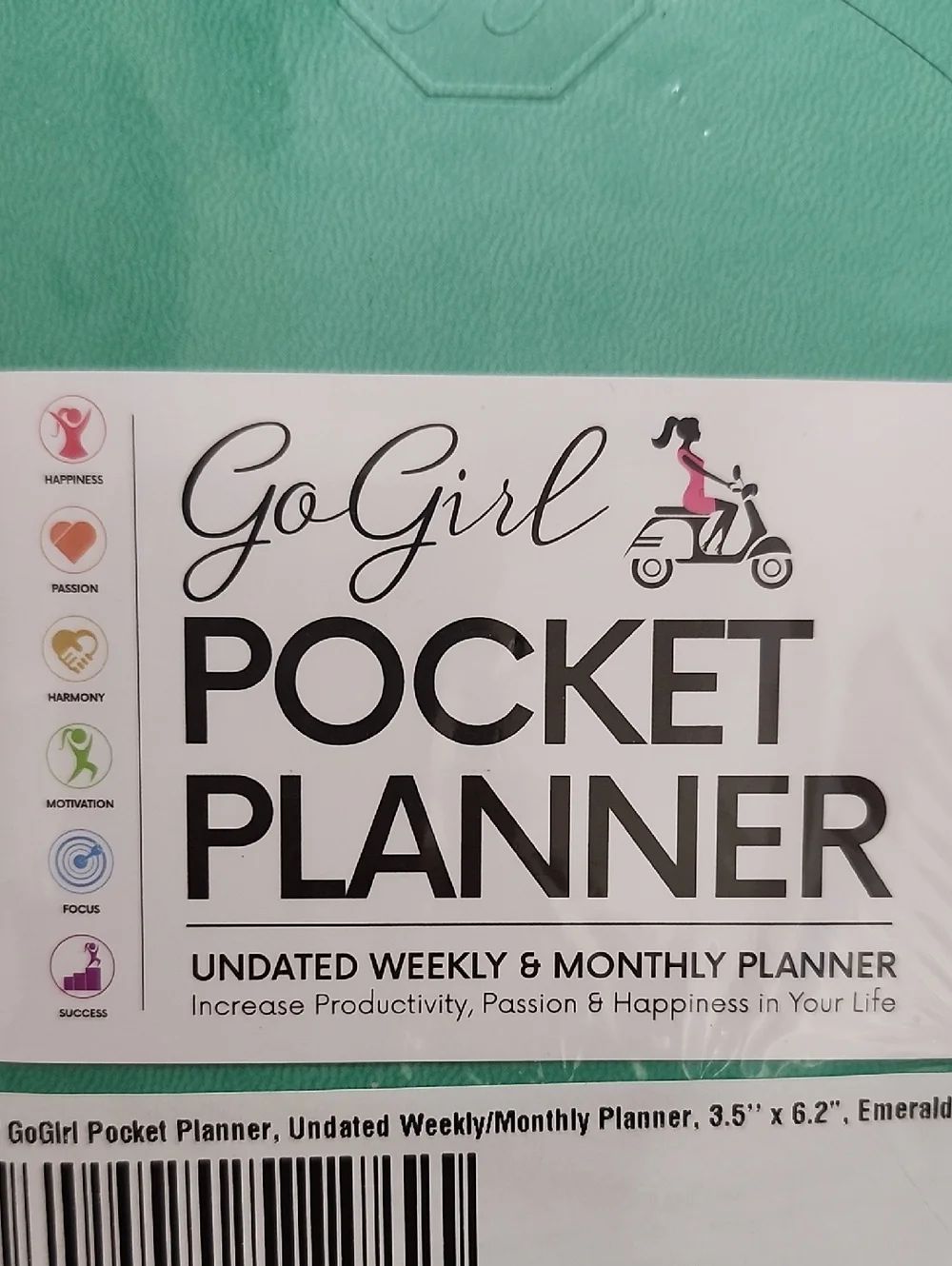 Brand New GO GIRL POCKET PLANNER UNDATED WEEKLY & MONTHLY PLANNER - Picture 4 of 4